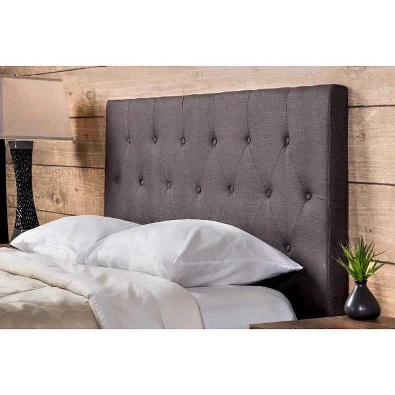 Modern Ivory Linen Adjustable Headboard