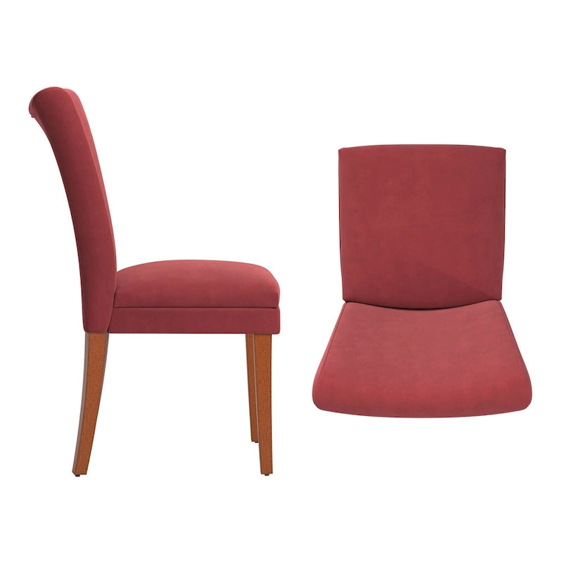 Upholstered Parsons Dining Chairs (Set of 2)