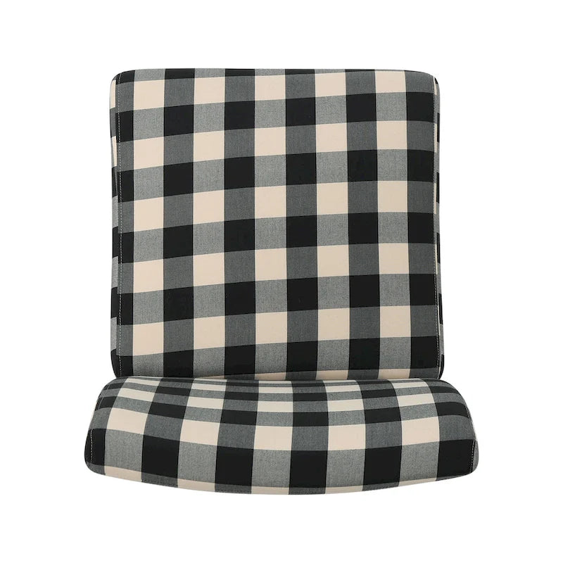 Contemporary Fabric Slipper Accent Chair