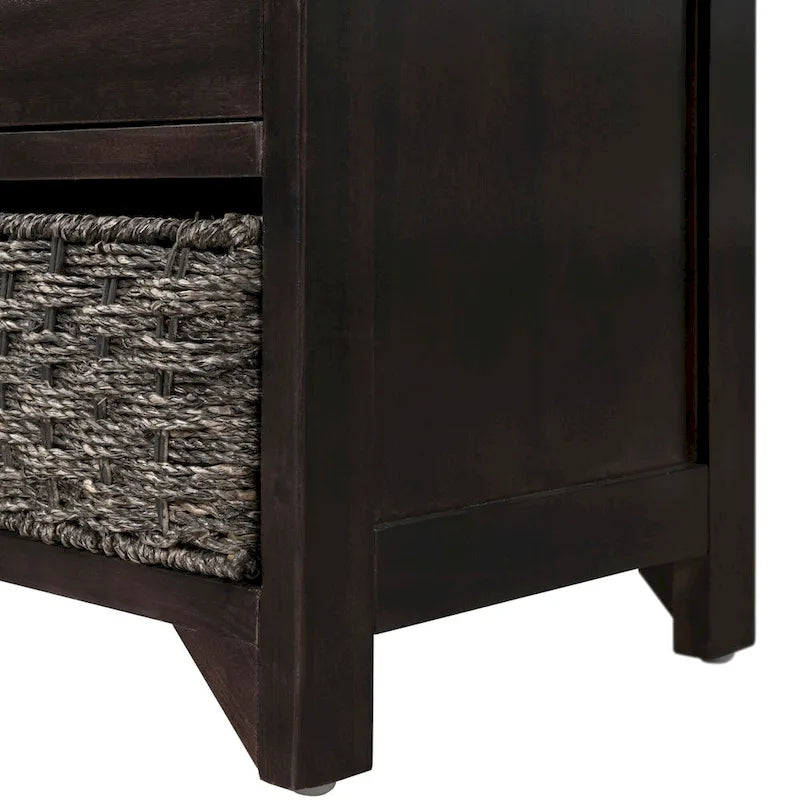 Fully Assembled Shoe Bench with Removable Cushion