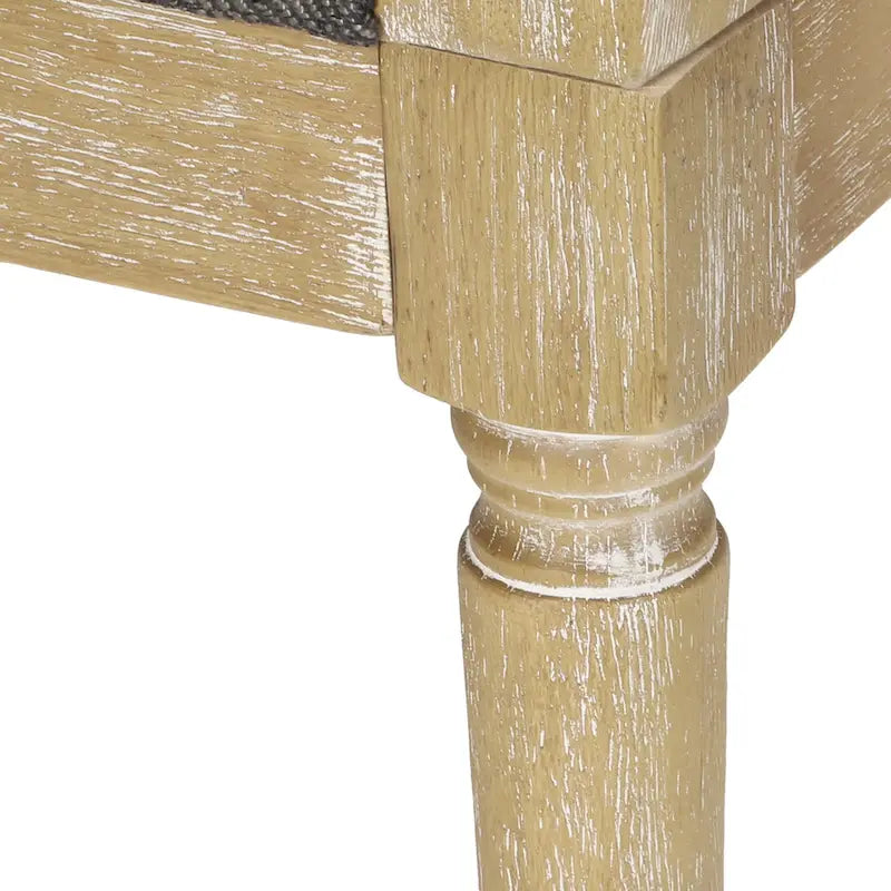 Wood and Cane Accent Chair