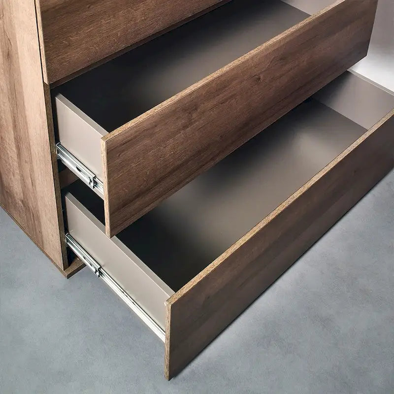 Four-Drawer Contemporary Wood Chest