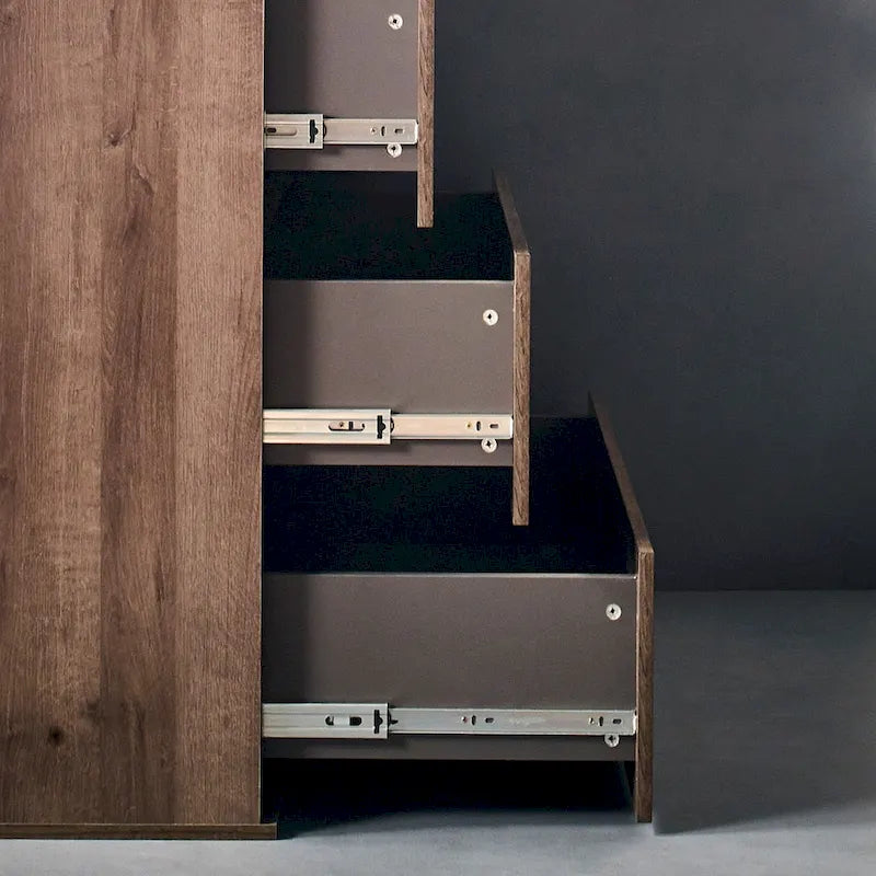 Four-Drawer Contemporary Wood Chest