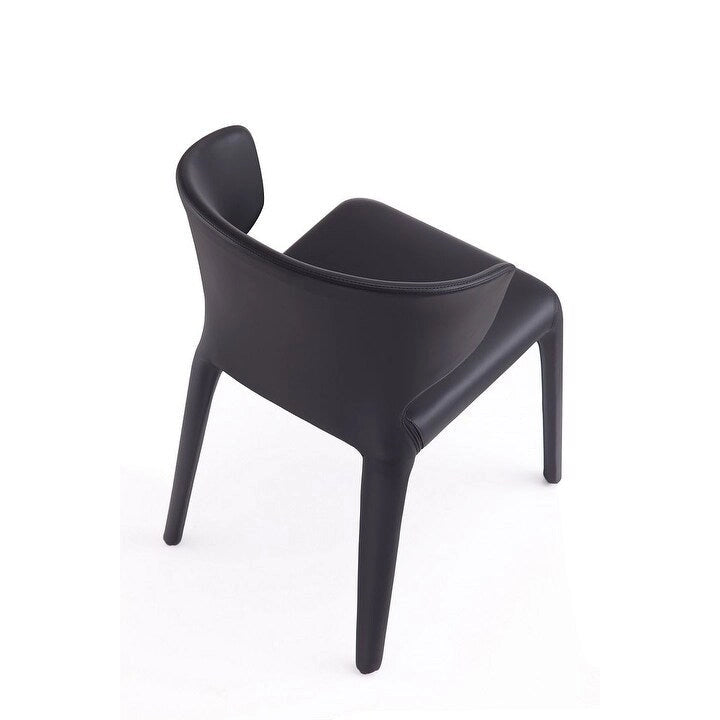 Cream Faux Leather Dining Chair (Set of 2)