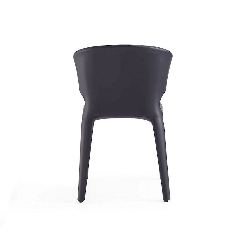 Cream Faux Leather Dining Chair (Set of 2)
