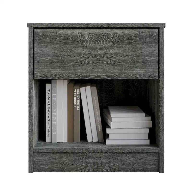 Simple Clean-Lines One Drawer Nightstand