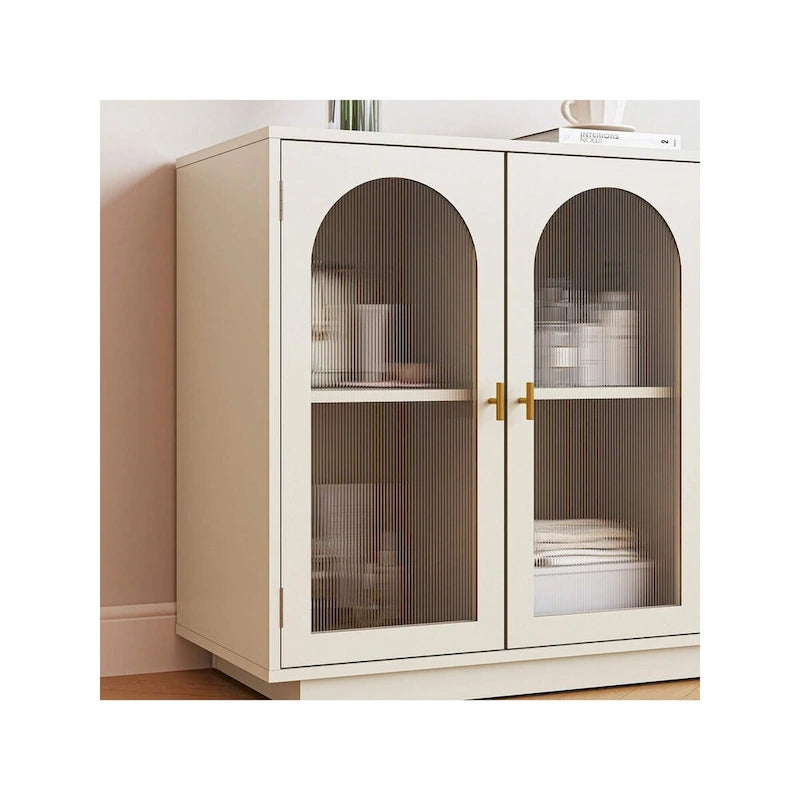 Extendable Corner Vanity 2 Door Makeup Table Without Mirror