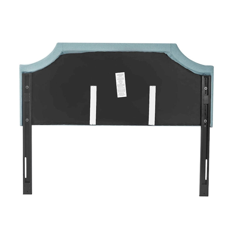 Fabric Upholstered Headboard with Nailhead for Queen Bed