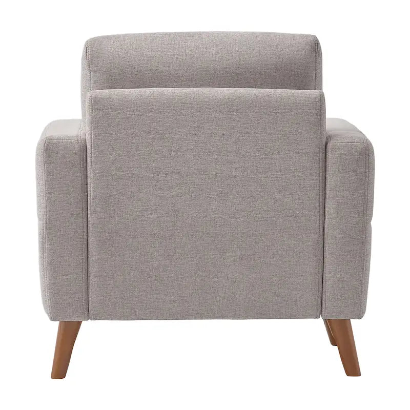 Modern Armchair, Light Grey